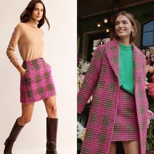 NWT Boden Estella Wool Skirt, 8